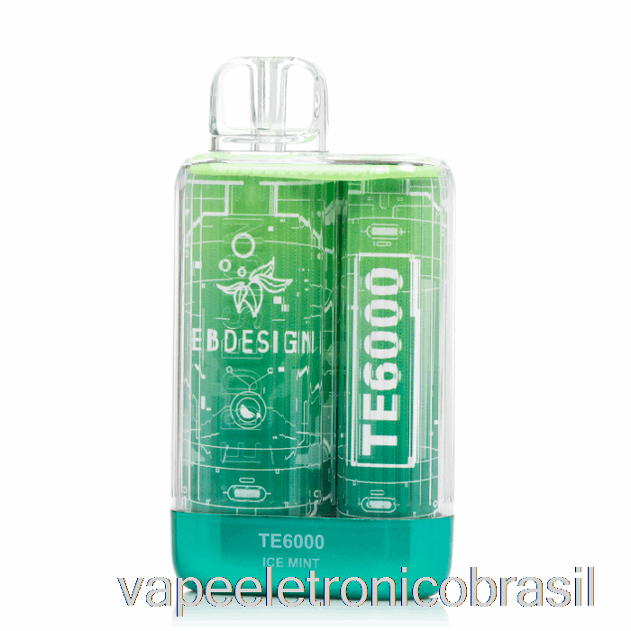 Vape Eletrônico Eb Te6000 Descartável Ice Mint